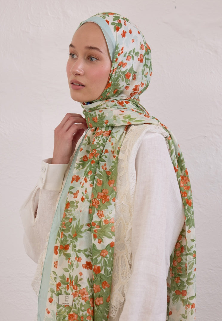 EMMETT PATTERN RAMI HIJAB OCEAN