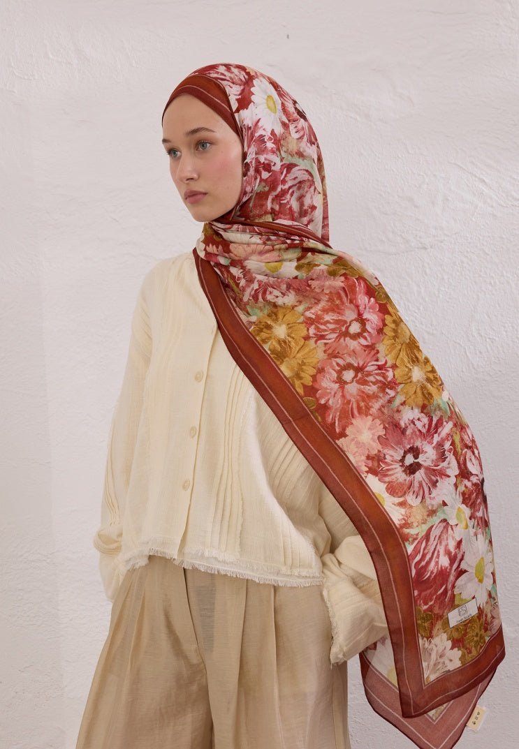 JASMINE JOY PATTERNED RAMI HIJAB TILE