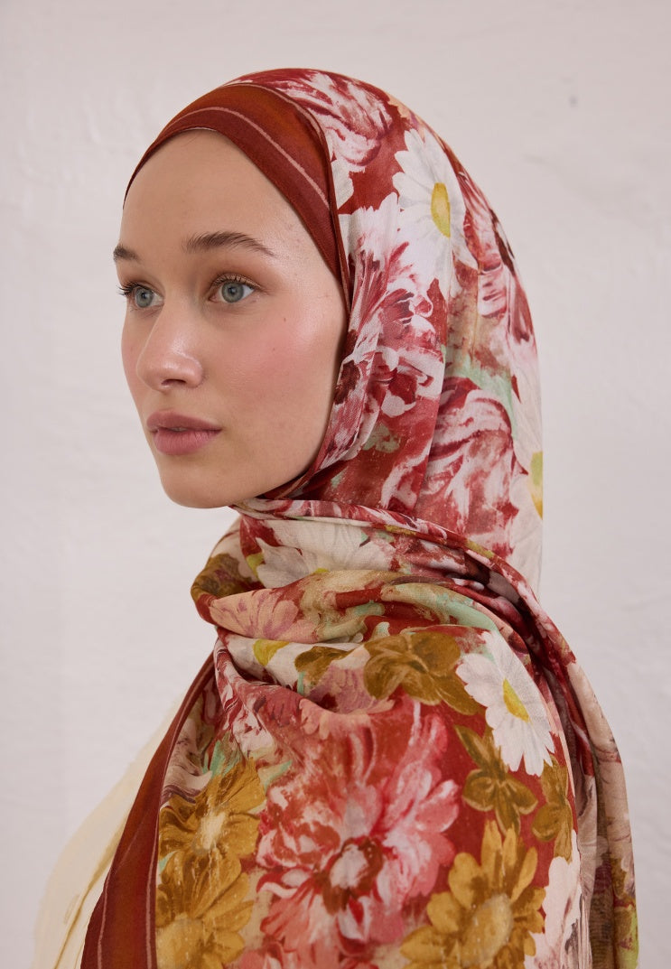 JASMINE JOY PATTERNED RAMI HIJAB TILE