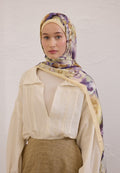 NERISSA PATTERN RAMI HIJAB SOFT YELLOW