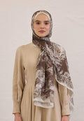 SECRET ELEGANCE PATTERNED RAMI HIJAB COFFEE