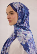 SUMMER BLOOM PATTERNED RAMI HIJAB LAVENDER