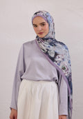 VINTAGE ROSE PATTERNED RAMI HIJAB LAVENDER