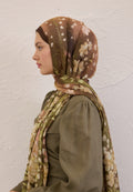 WISTERIA PATTERN RAMI HIJAB BROWN
