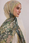 WISTERIA PATTERN RAMI HIJAB BUTTER