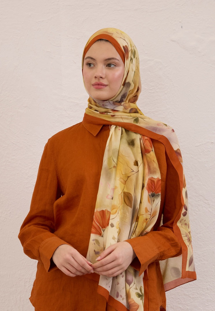 SWEET WILLIAM PATTERN RAMI HIJAB TILE