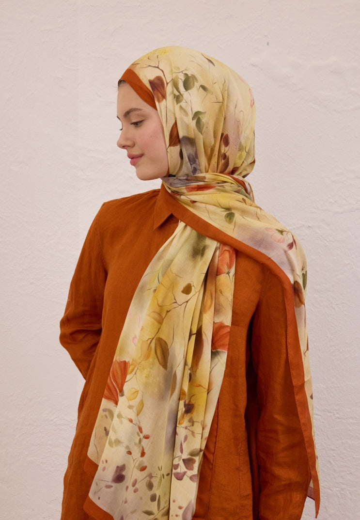 SWEET WILLIAM PATTERN RAMI HIJAB TILE