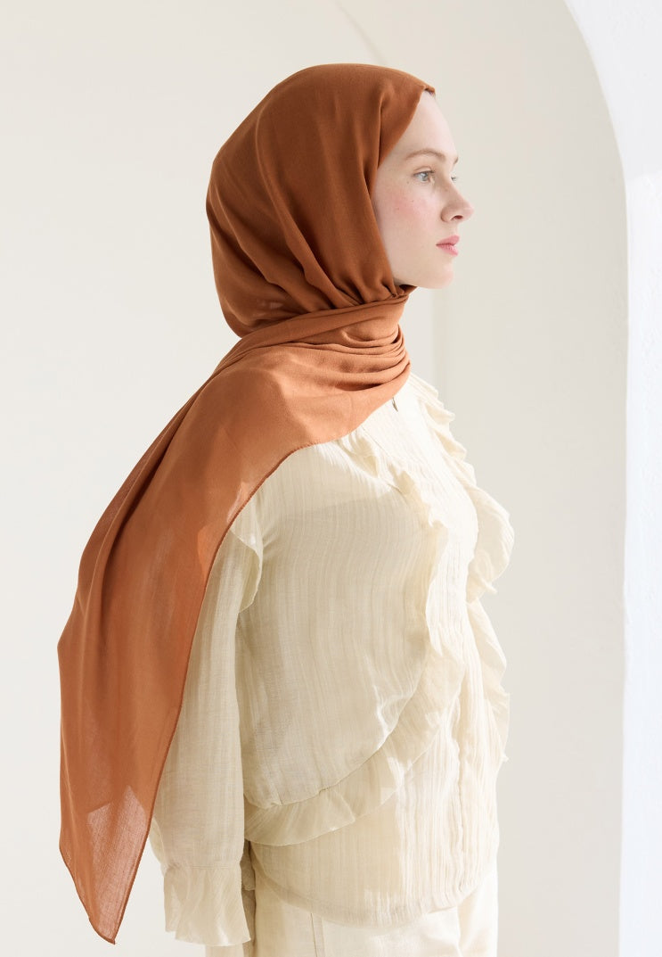 SOFT VISCOSE HIJAB CINNAMON BAR