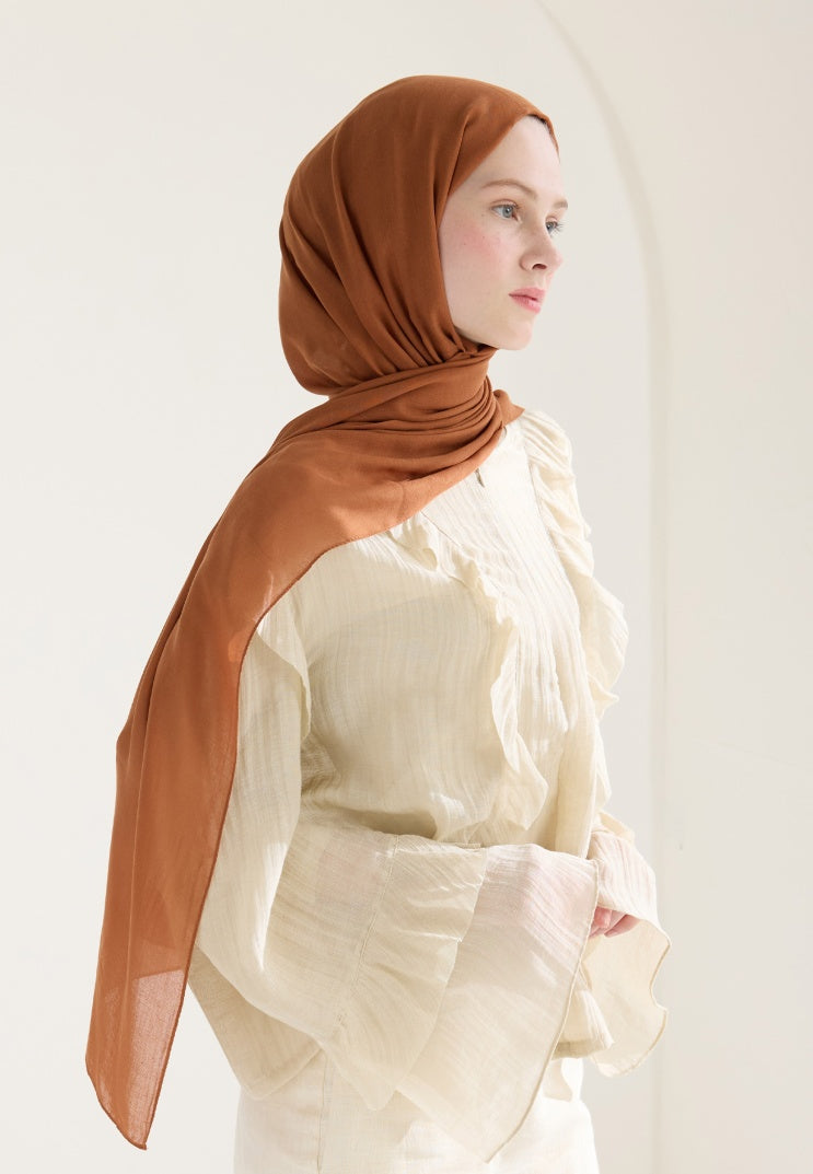 SOFT VISCOSE HIJAB CINNAMON BAR