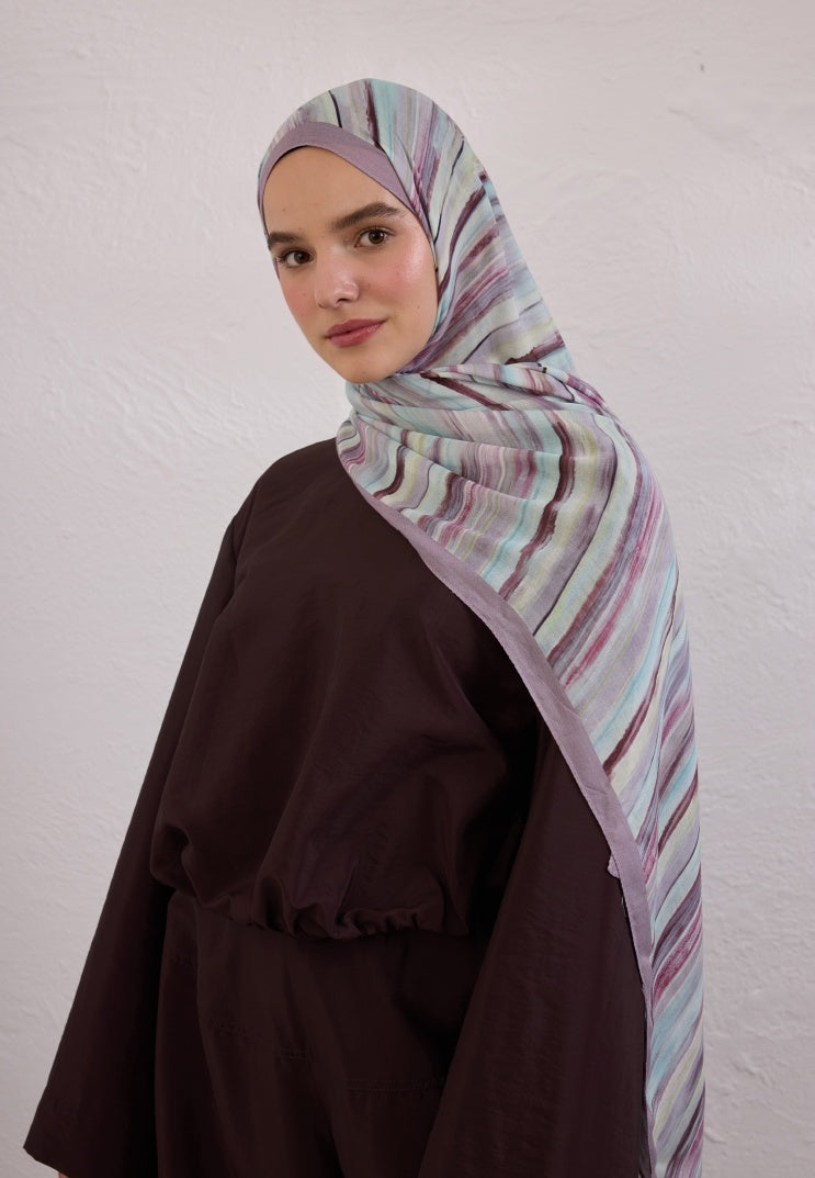 DEIA PATTERN RAMI HIJAB LAVENDER