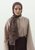 GISELE PATTERNED COTTON VISCOSE HIJAB DUSTY ROSE