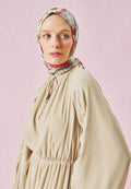A CINDERELLA’S DREAM PATTERNED FLOSS VISCOSE SCARF FOREST