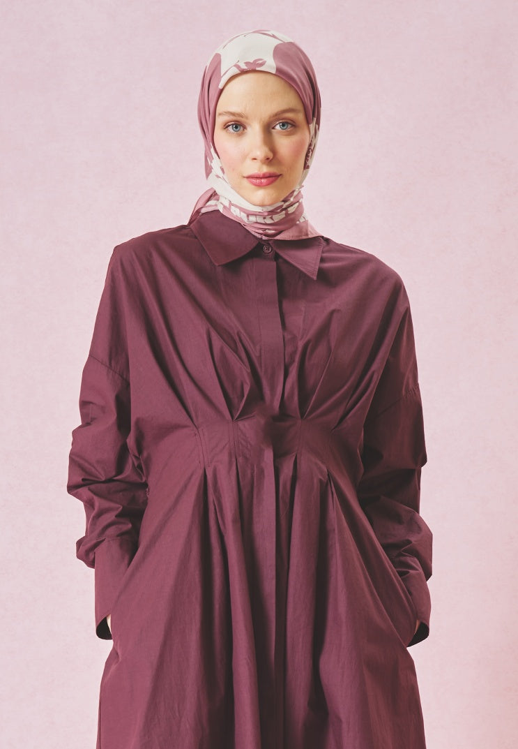 LOVE REVERIE PATTERNED FLOSS VISCOSE SCARF DREAMY PINK