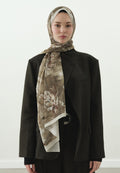 JANE PATTERNED COTTON VISCOSE HIJAB SAGE