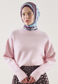 POLKA DOTS PATTERN RAMI HIJAB LIGHT BLUE