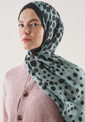 POLKA DOTS PATTERN RAMI HIJAB OCEAN