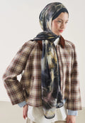 PURE ABSTRACT PATTERN RAMI HIJAB BLACK