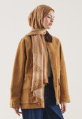 DOT ELEGANCE PATTERN RAMI HIJAB WARM COFFEE