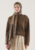 DOT ELEGANCE PATTERN RAMI HIJAB CHOCOLATE COFFEE