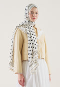 POLKA DOTS PATTERN RAMI HIJAB PEARL