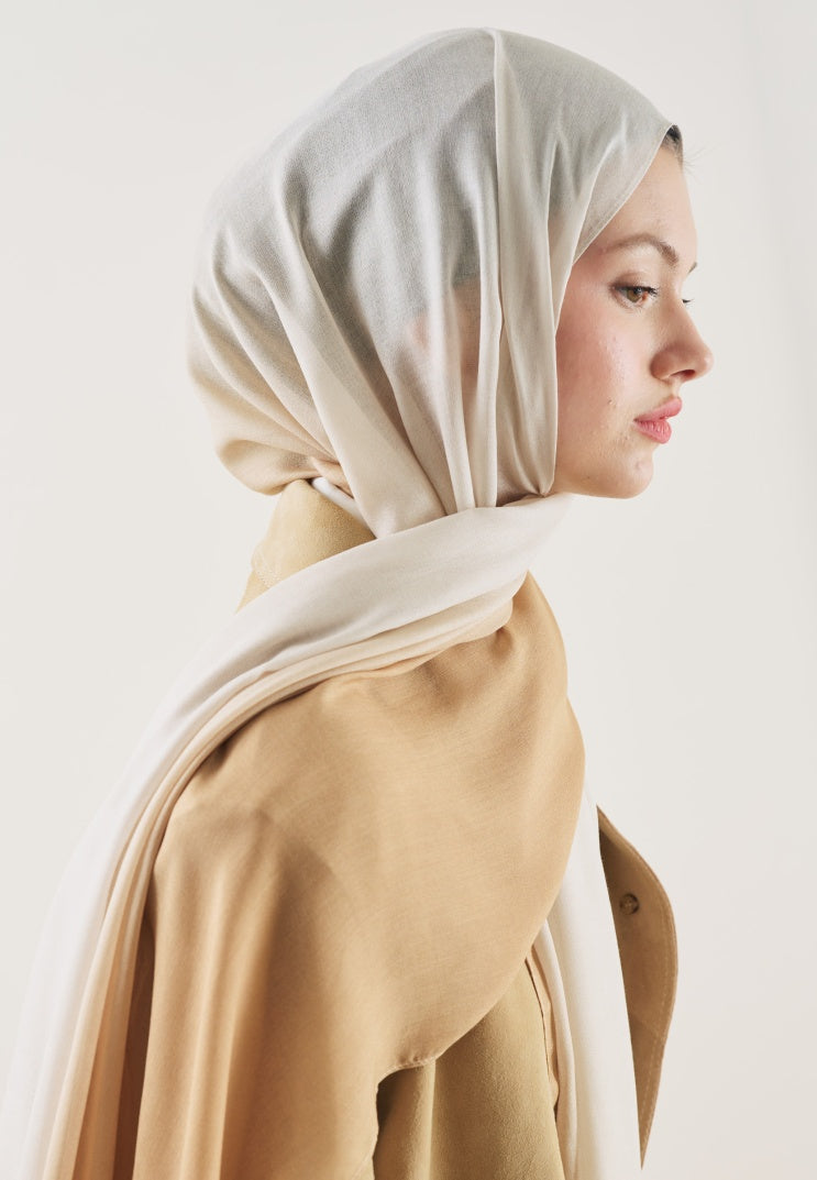 DEGRADE PATTERN RAMI HIJAB MILKY COFFEE
