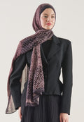 DOT ELEGANCE PATTERN RAMI HIJAB PLUM