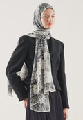 FLORAL LACE PATTERN RAMI HIJAB ECRU