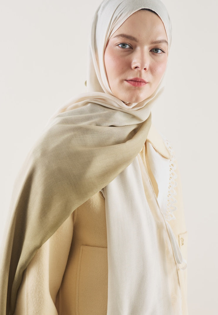 DEGRADE PATTERN RAMI HIJAB PISTACHIO