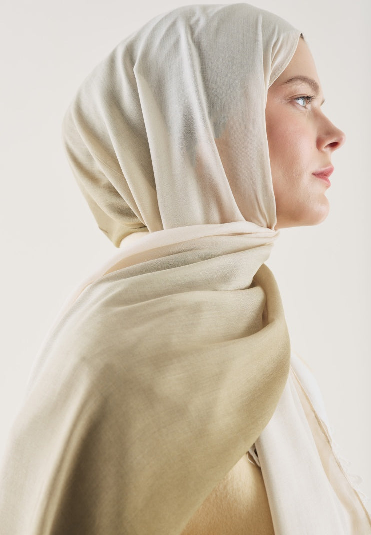 DEGRADE PATTERN RAMI HIJAB PISTACHIO