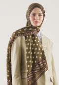 POLKA DOTS PATTERN RAMI HIJAB KHAKI