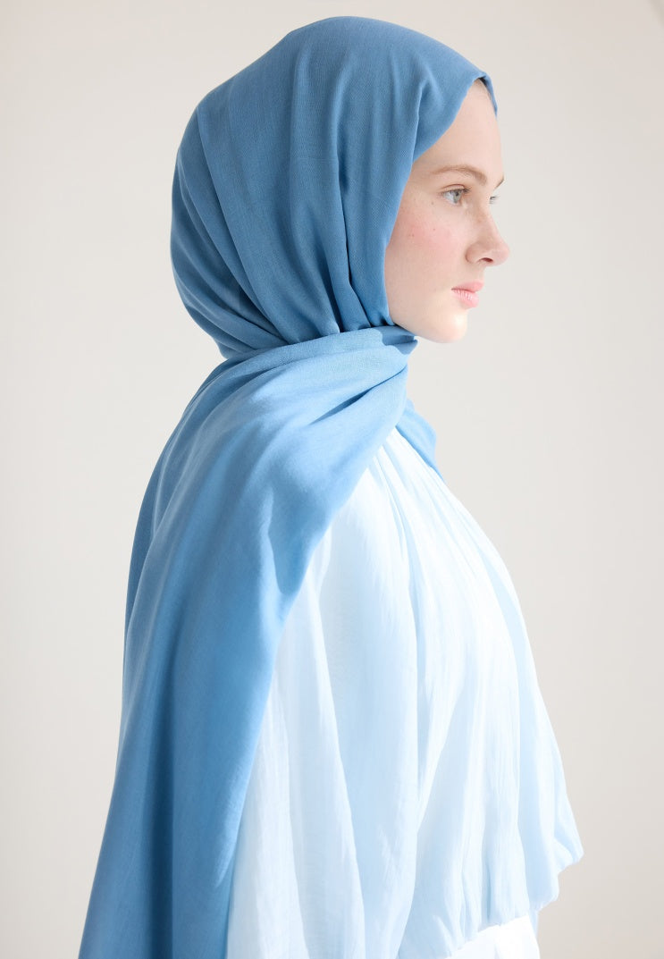 SOFT VISCOSE HIJAB SKY BLUE