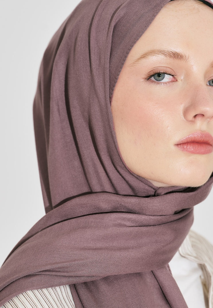 SOFT VISCOSE HIJAB DUSTY PINK