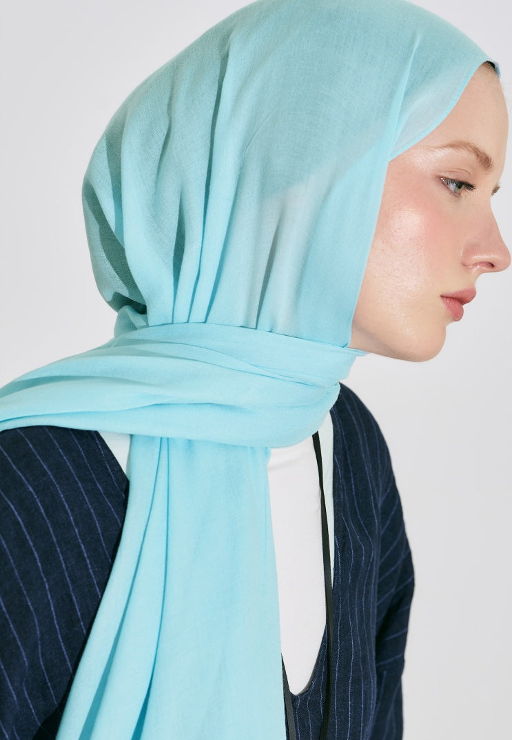 SOFT VISCOSE HIJAB SKY
