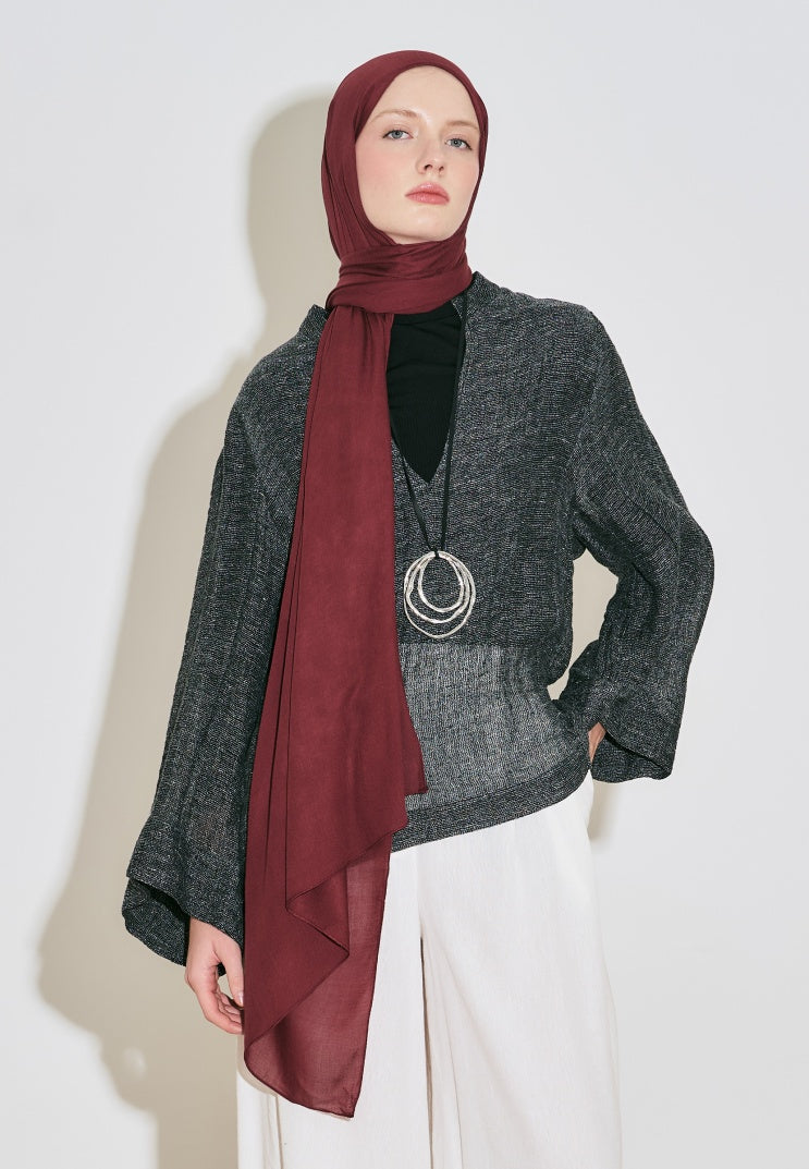 SOFT VISCOSE HIJAB CHERRY