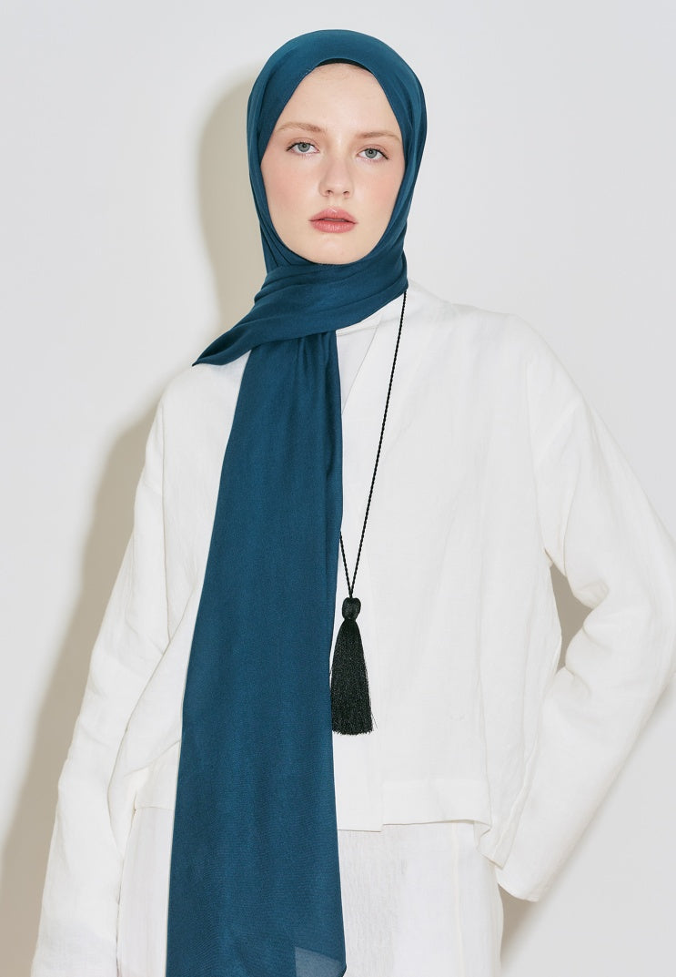 SOFT VISCOSE HIJAB DEEP BLUE