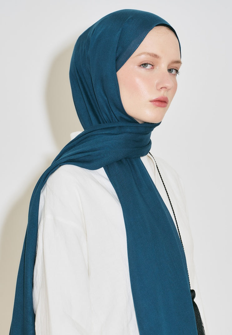 SOFT VISCOSE HIJAB DEEP BLUE