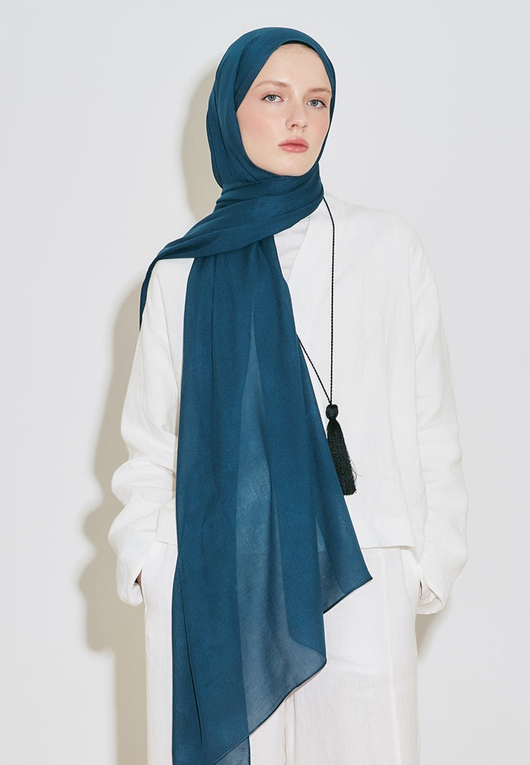 SOFT VISCOSE HIJAB DEEP BLUE