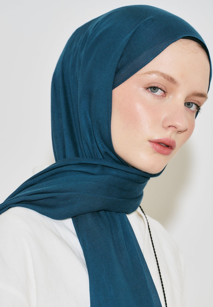 SOFT VISCOSE HIJAB DEEP BLUE