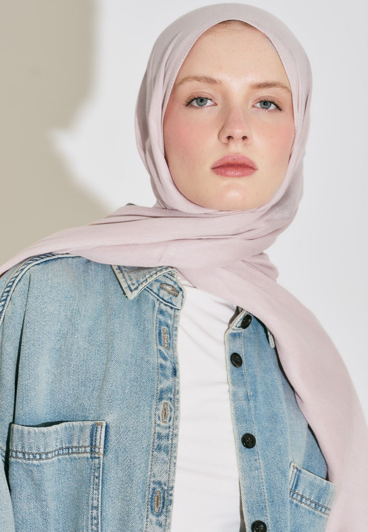 SOFT VISCOSE HIJAB SOFT PINK
