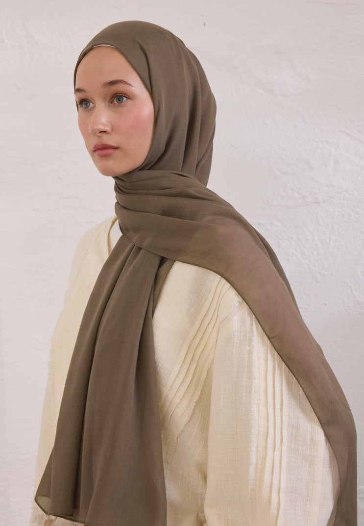 SOFT VISCOSE HIJAB DARK MINK