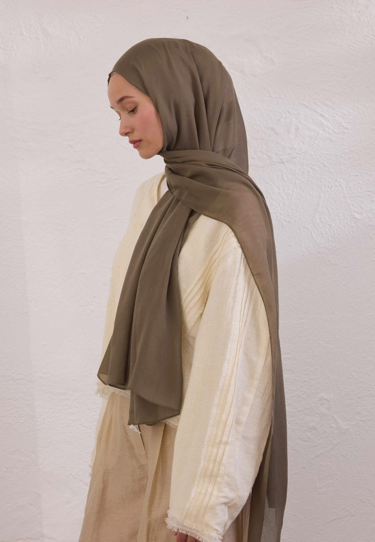 SOFT VISCOSE HIJAB DARK MINK