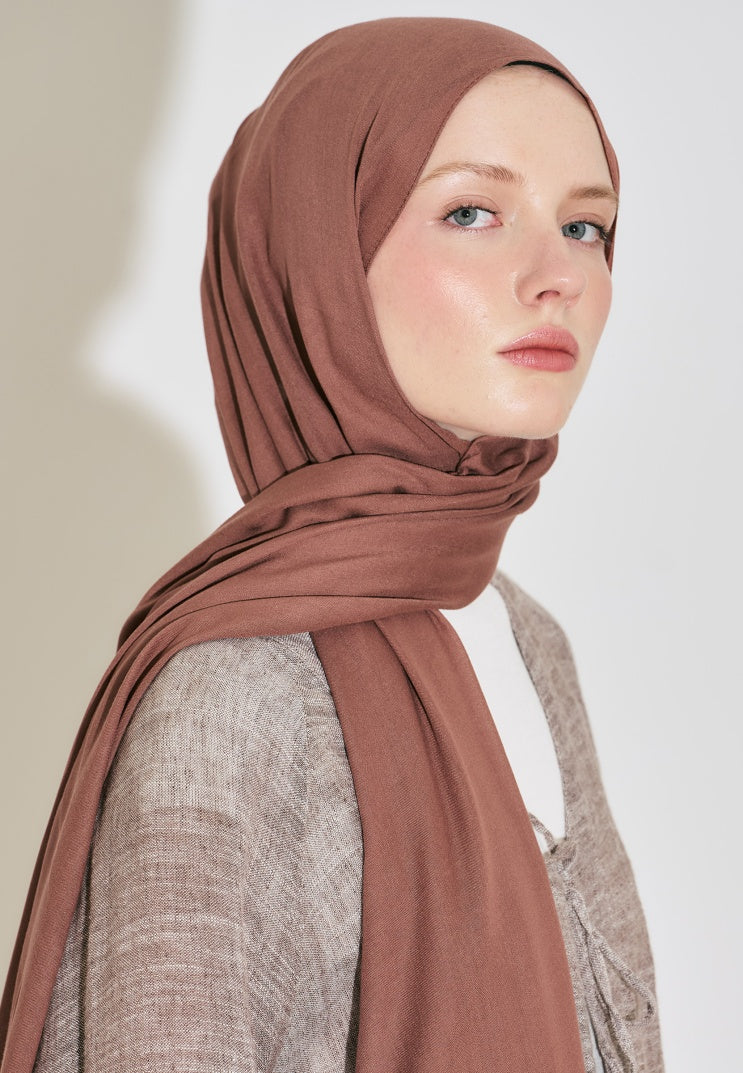 SOFT VISCOSE HIJAB CLAY